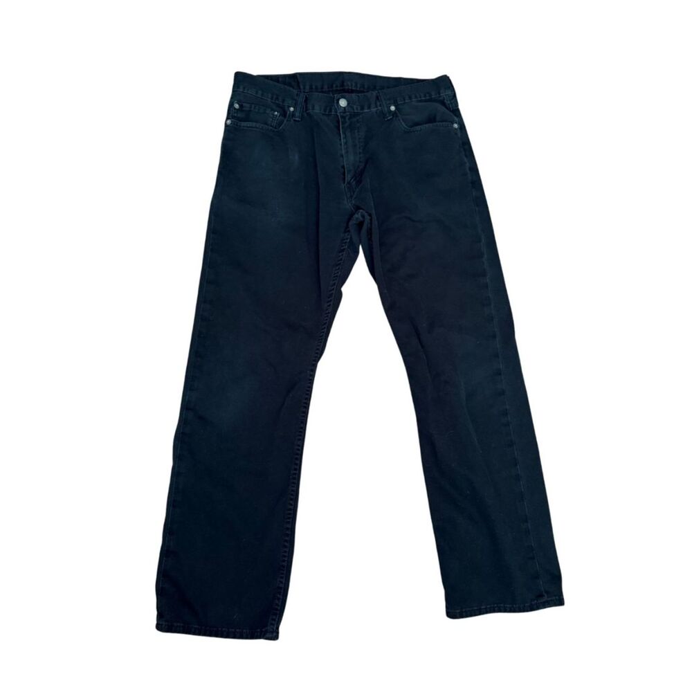 Levis 541 Athletic Fit Tapered Leg Black Denim Jeans Men’s Sz 36x32